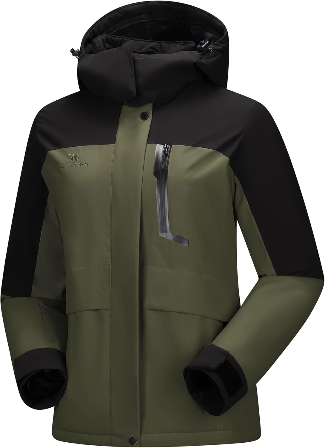 Women's Waterproof Snow Ski Jakcet Fleece Warm Winter Coat Hooded Windproof Insulated Snowboarding Jacket - Image 7